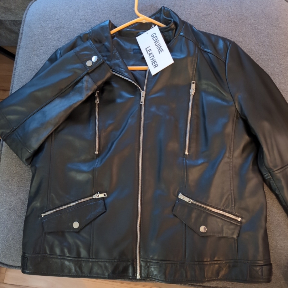 Genuine leather jacket